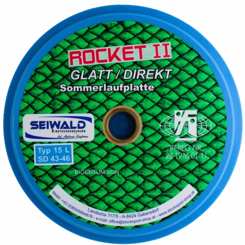 Seiwald "Mamba Rocket II Glatt" Sommerlaufplatte